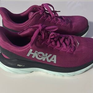 Perfect! Used just 1 time! Hoka Women's Purple Running Shoes